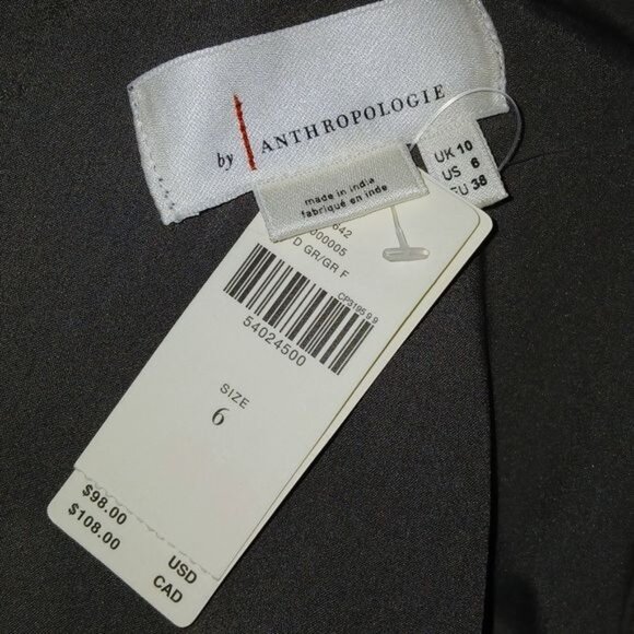 Anthropologie Amelie Gray Sequin Top - Picture 6 of 7